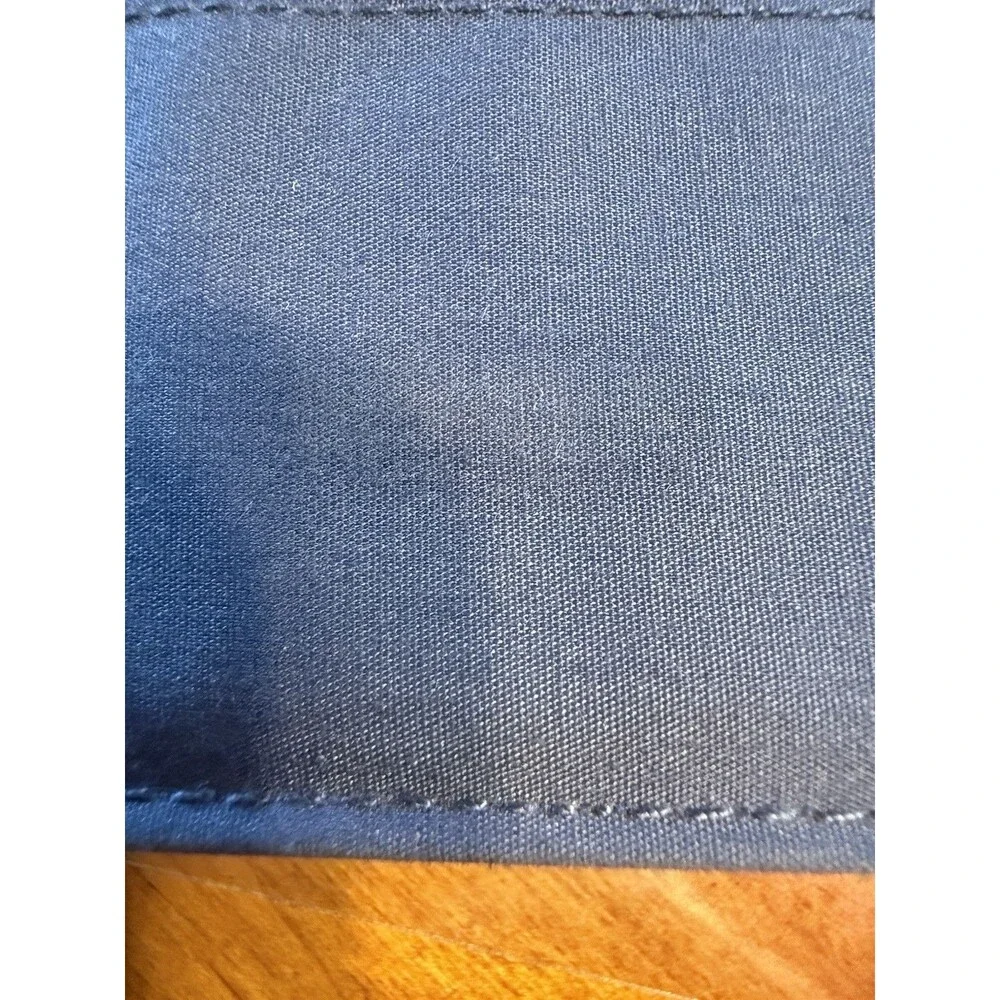 Y2K Billabong Cloth Wallet Blue Teal Floral 90s Snap Close 7.5”x4” Read